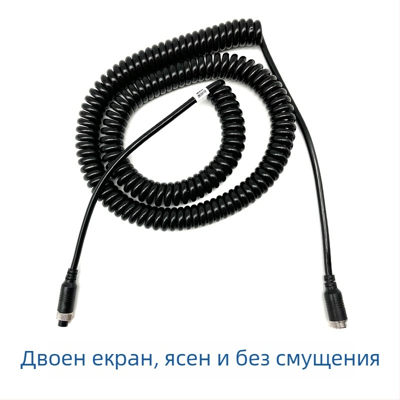 Hengyou кабел за камера за обратно виждане на камион с PU обвивка, ROHS сертифициран, за аудио и видео