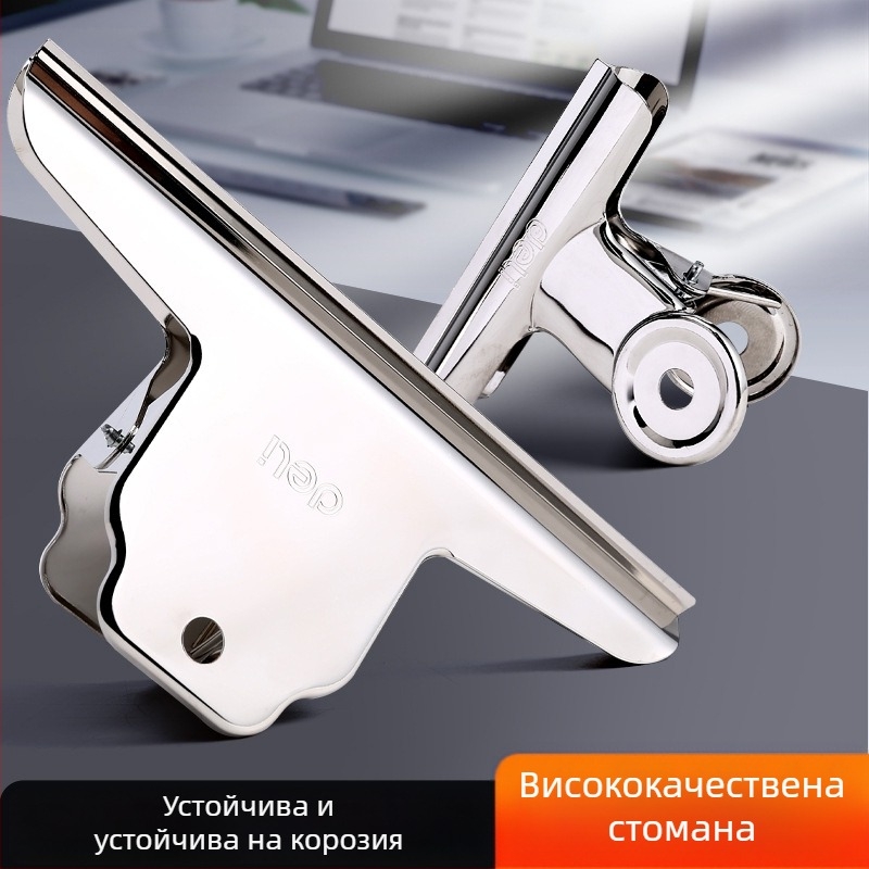 Deli голям клип от неръждаема стомана с форма планина и пеперуда, модели 9531–9534