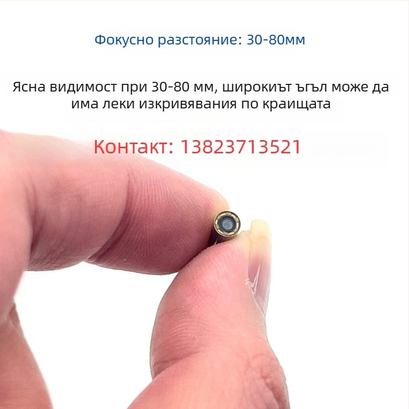 USB ендоскоп камера за инспекция на тръби, 3,9 мм диаметър, 1 MP, IP67 водоустойчив, 60° зрителен ъгъл, LED осветление