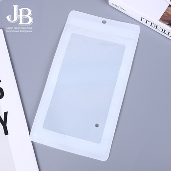 CPP-PET композитен самозатварящ се плик за опаковки с холографен прозрачен слой, удебелен дизайн, подходящ за бижута и подаръци