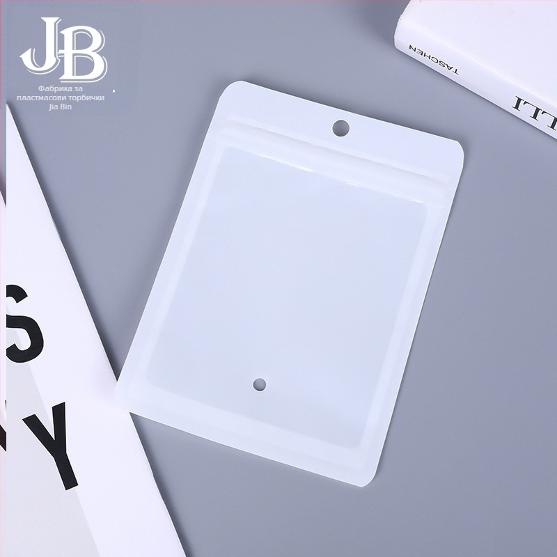 CPP-PET композитен самозатварящ се плик за опаковки с холографен прозрачен слой, удебелен дизайн, подходящ за бижута и подаръци