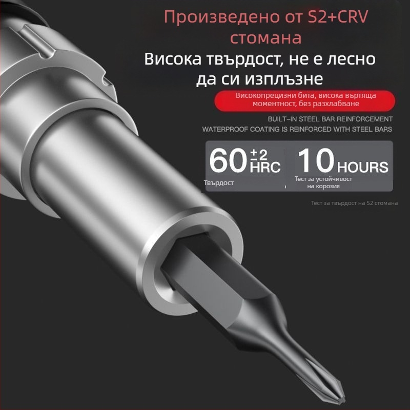 Zuoyan комплект прецизни отвертки за електроника, от въглеродна стомана, 107 части, с комплект за разбор и допълнителен 9-частов комплект
