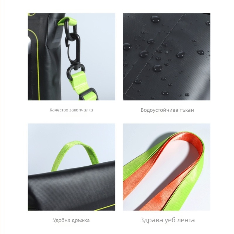 Sanhu Outdoor 2L PVC водоустойчив калъф за телефон с тъч екран – прозрачен джоб за плаж, риболов и къмпинг