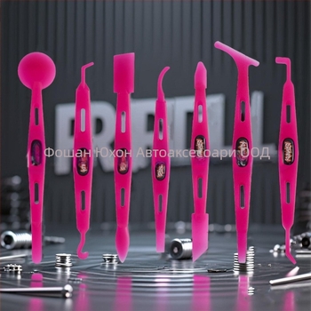 Coolness Комплект за скрепер и подрязване на автомобилен филм с магнитен ръб, PP материал, персонализация налична