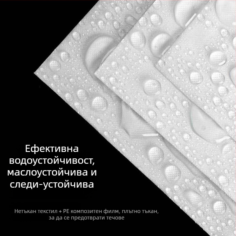 Еднократен чаршаф за легло, удебелен нетъкан плат, маслоустойчив, водоустойчив, дишащ, за хотели и спа