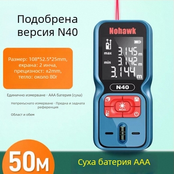 Лазерен далекомер - ръчно преносимо измервателно устройство (Тип: лазерен далекомер; Бранд: Друг; Не за внос)