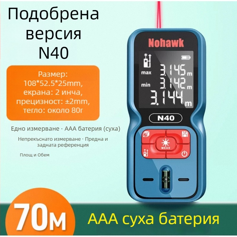 Лазерен далекомер - ръчно преносимо измервателно устройство (Тип: лазерен далекомер; Бранд: Друг; Не за внос)