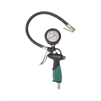 Volvan помпа за гуми с манометър – маслено потопен манометр, диапазон 0-60 psi, точност 0.005, корпус от чист мед