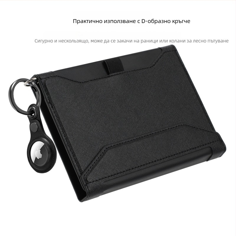 Кожен паспортодържател с RFID защита, множество отделения за карти и джоб за бордни талони – унисекс, PU кожа, синтетична подплата, стил бизнес и пътуване