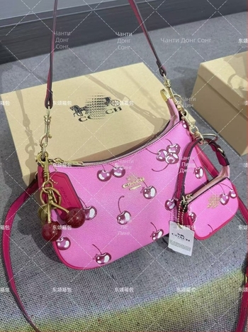 Дамска PU чанта с монограм, Mahjong стил, малък размер, за рамо и подмишница
