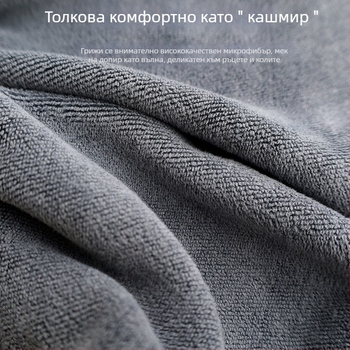 Auzeal микрофибър кърпа за миене на кола, 400 g, дебела двустранна кърпа за почистване с печатно лого