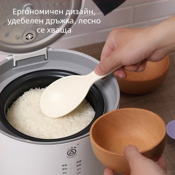 Санрио мультяшна вертикална оризова лъжичка за рисоварки, устойчива на високи температури, пластмасова дръжка PP
