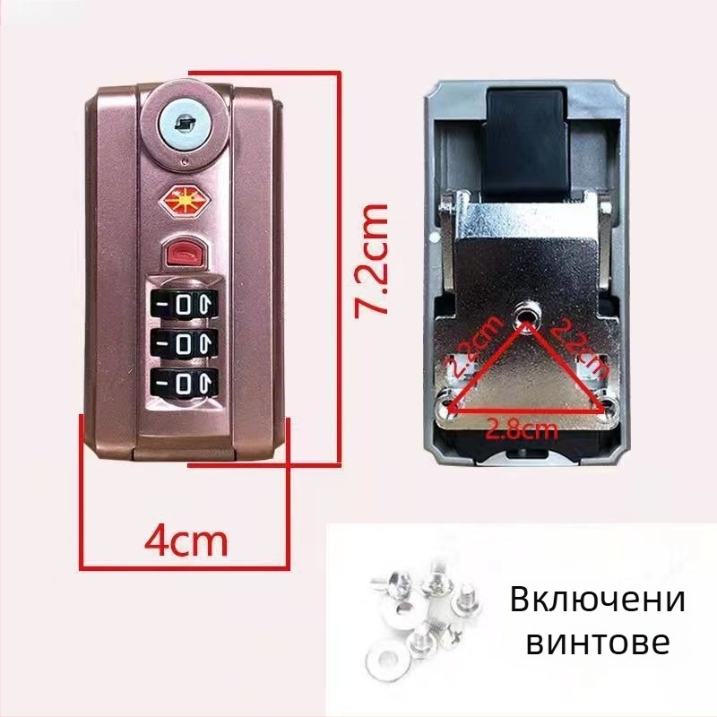 Заключване за багаж с парола за ABS корпус — 2024 лято, номер на продукт 1001589097, Аксесоари за багаж