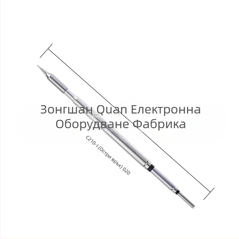 Върха за запояване C210 серия; меден, безоловен; форми на върха: pointed head / knife head / curved head; температура 0–500°C; мощност 150W; съвместим с станции GVM/JBC/OSS/T26
