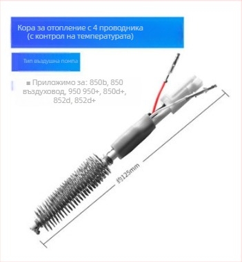 Паячна станция за горещ въздух, модел 858, 700W, входно напрежение 100-240V, нагревателно ядро