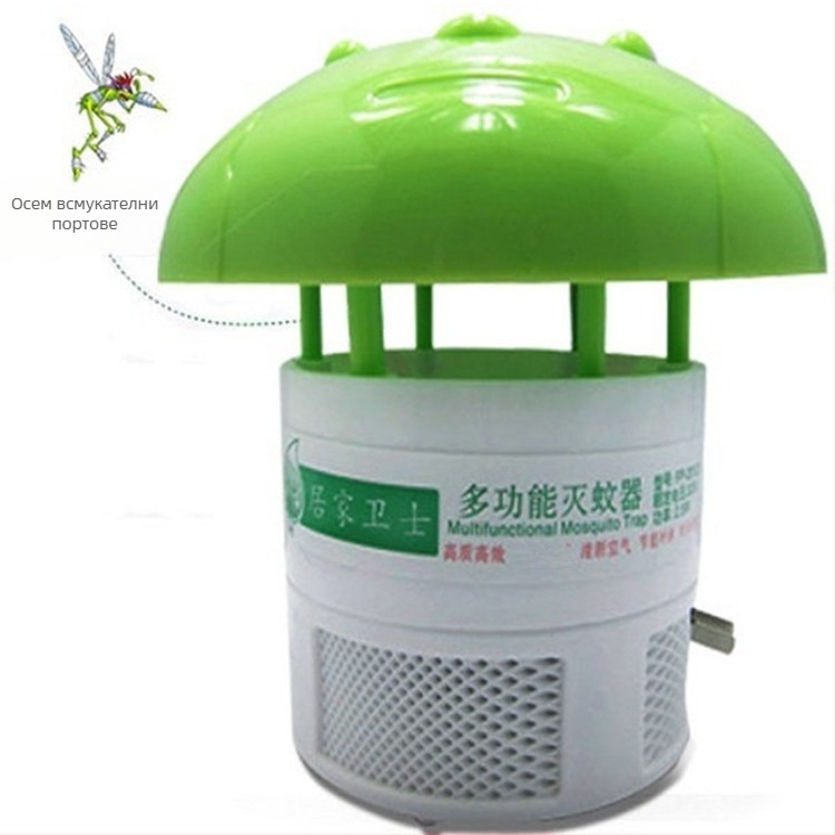 LED лампа за убийство на комари HY-601, мини многофункционална електронна лампа за убиване на комари, 220V, LED тръба, марка HONGJIAN, стандартна цветова температура