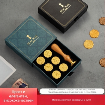 Комплект печати – кръгла форма, марка YX, за печати, без електричество, подходящ като бизнес подарък