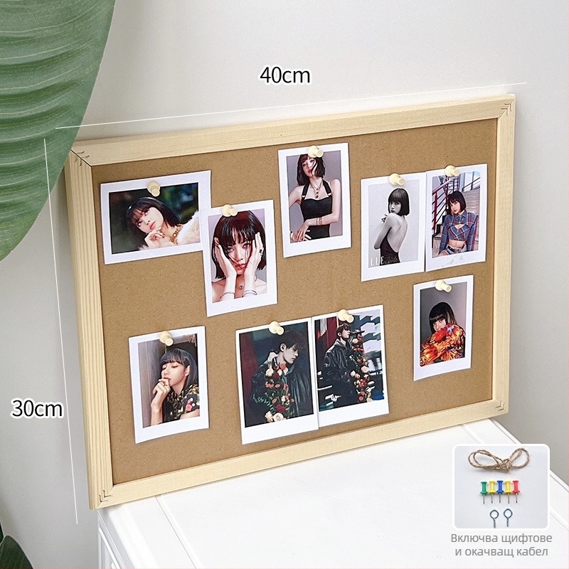 Дървена стойка за бижута, многофункционална и преносима, монтаж с винтове, 1 ниво за настолно съхранение