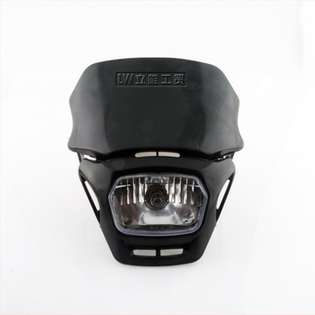 Офроуд мотоциклет квадратен капак за предния фар, пластмасов корпус, 12V, 18W