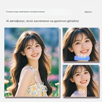 NCNPccd цифров фотоапарат с 64 MP сензор, 16x оптично увеличение, фиксиран обектив, оптично стабилизиране на образа – HD камера за пътуване