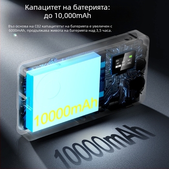 RGB светлина за камера с монтиране на гореща обувка 1/4-инч стандарт, двойни винтове, регулируема температура на цвета 2500-9900K, 5V, по-малко от 10W, настолно използване
