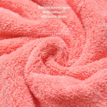 Джобна кърпа за къпане на домашни любимци – попивателна, корал флийс микрофибър, марка BAIJIE, за кучета, опаковка 100 броя