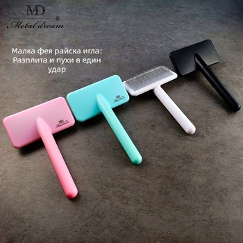 Четка-гребен за домашни любимци, ABS материал, марка Beautiful, предназначен за кучета, опаковка 96 броя