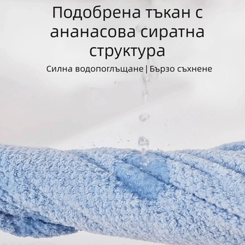 Халат за кучета с абсорбираща, бързосъхнеща и удебелена материя, с пълно обгръщане