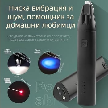 Електрически шлайф за нокти на кучета с метално тяло, за поддръжка на лапите, марка Youyi Push, комплект от 50 броя