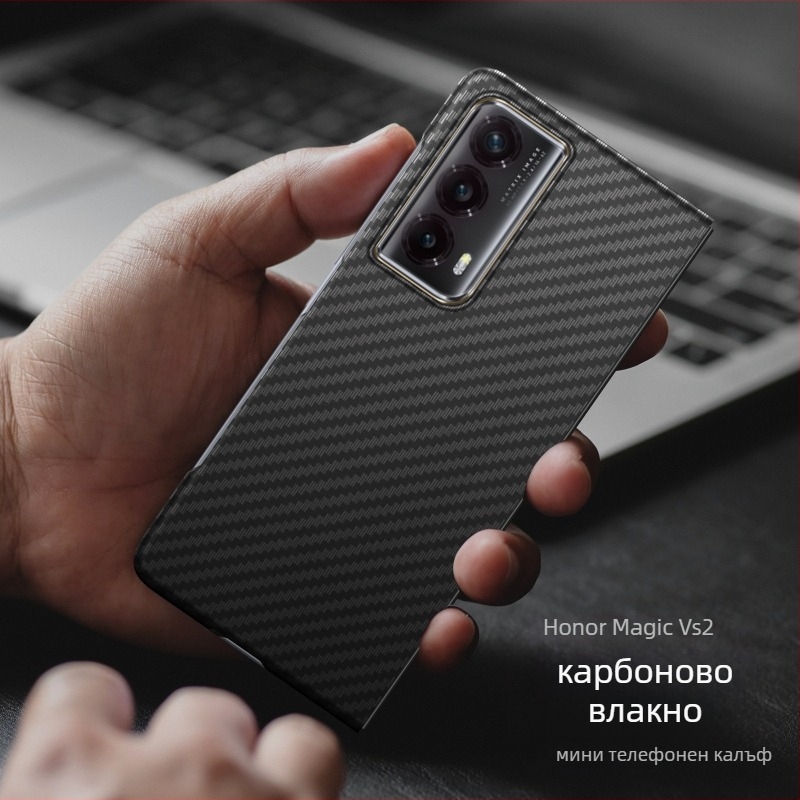 Кейс за телефон за Honor Magic vs2 – All-inclusive, каре шарка, PC защита срещу износване, падане и отпечатъци
