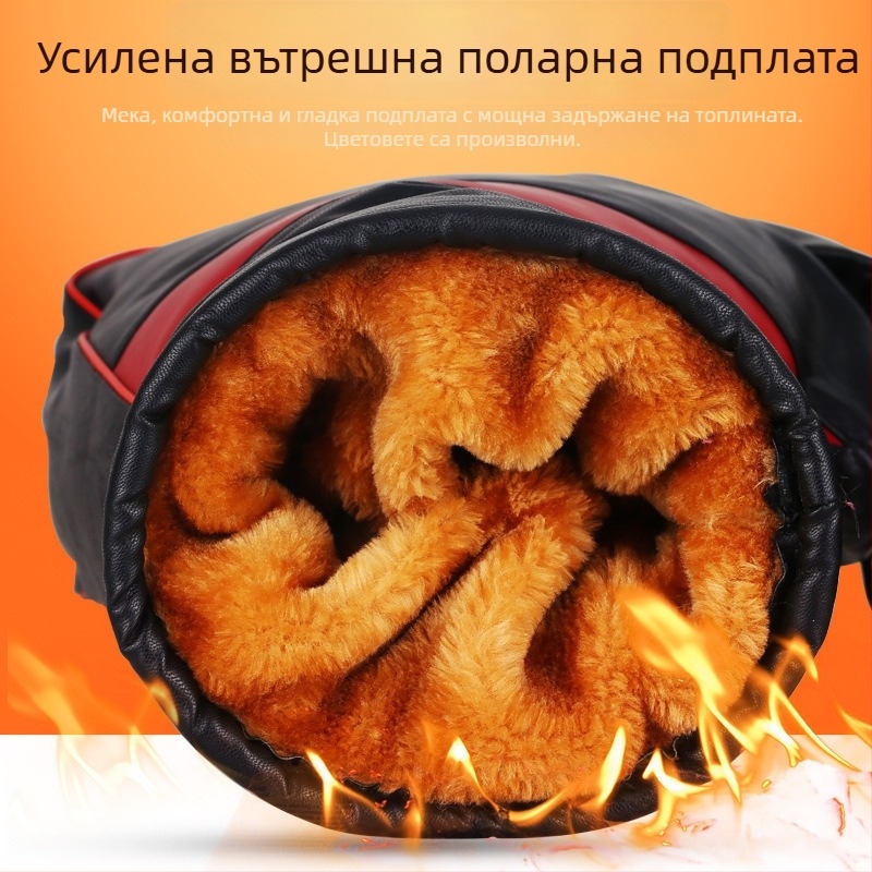 Калъф за кормило за зимна защита от вятър, съвместим с кормила на електрически скутер, триколик и електрически велосипед