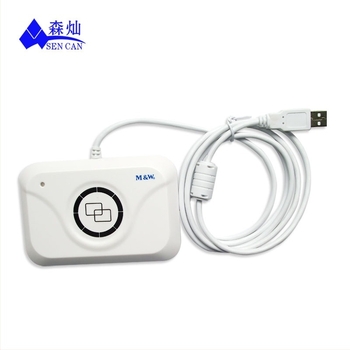 Безконтактен четец за карти RF-EYE-U010 – марка Sencan, съвместим с S50 1K и S70 4K, честота 13,56 MHz, разстояние на сензиране 3–10