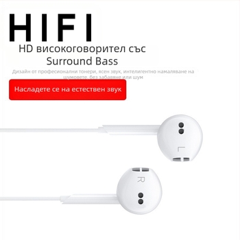 In-ear кабелни слушалки с динамичен драйвер, 102 dB чувствителност, кабел 120 cm, модел 15