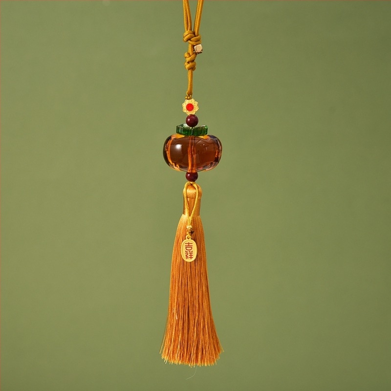 Автомобилна висулка със синтетичен кристал, Xiaoman XM063007, китайски традиционен стил, декорация на интериора на автомобила