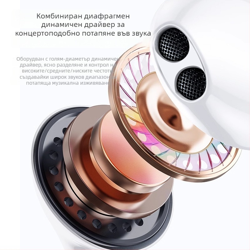 In-ear слушалки с жично свързване и конектори Lightning и USB-C (7-мо поколение, динамичен драйвер, съвместими с iOS, кабел 1,2 m)