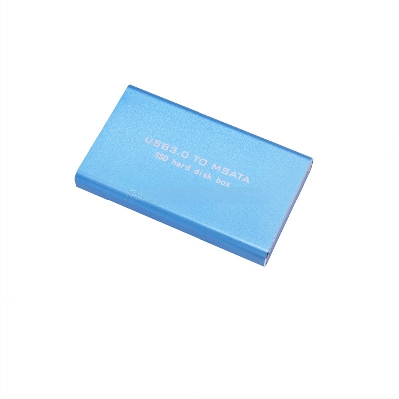 MSATA към USB 3.0 преносима кутия за SSD, YM630, алуминиева сплав, USB 3.0 интерфейс, неограничен капацитет, до 6 GB/s