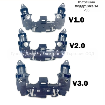 PS5 контролер вътрешна скоба и средна рамка – пластмаса, 21 g, рамка за дънната платка с бутони L1/L2/R1/R2