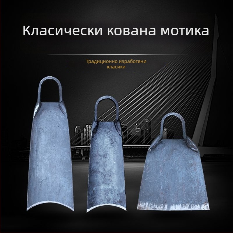 Изцяло стоманена, кована многофункционална градинска лопата за земеделие — идеална за засаждане на зеленчуци, плевене, копаене на бамбукови издънки и цветя