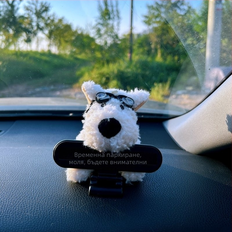 Скрит автомобилен декор за номерна плоча, централна конзола, пластмаса, модел 1