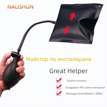 Локатор за въздушна възглавница за монтаж на врати и прозорци, регулиращ се, пластмасов, тегло 69 г