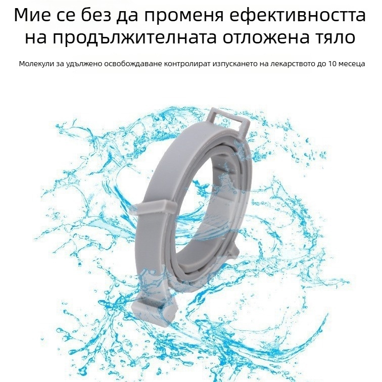 Нашийник за котки и кучета против бълхи и въшки, марка Tight, материал: смола