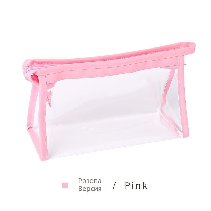 Прозрачен калъф за моливи, голям капацитет, PVC, корейски стил, за ученици.