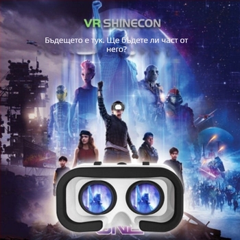VR очила за мобилен телефон – защита на очите, 3D стерео, панорамно зрително поле, без вграден екран