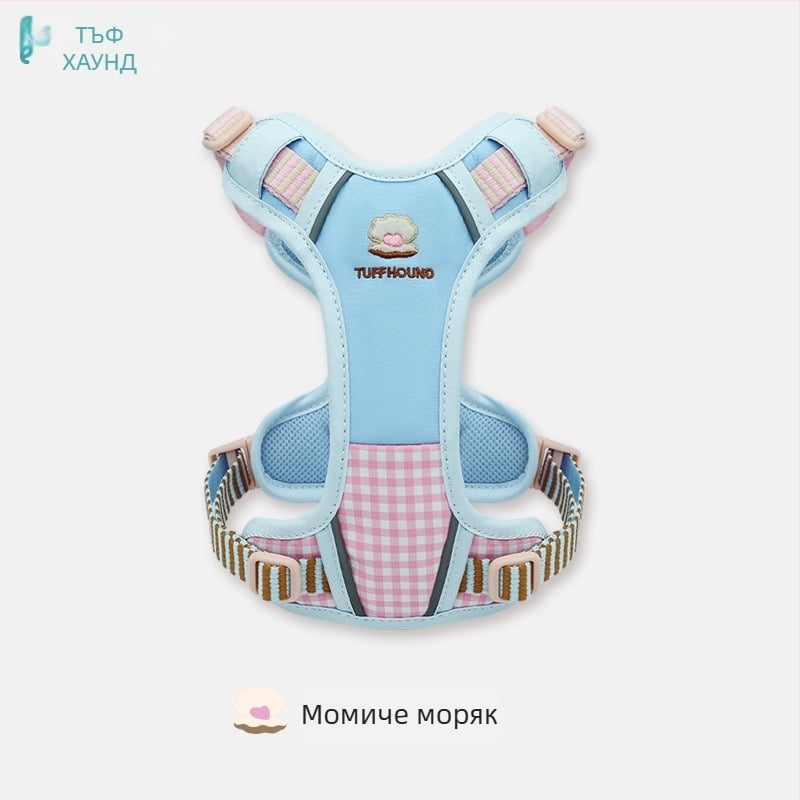 TUFFHOUND експлозийно-устойчив кучешки нагрудник, полиестер, жилетка-стил за разходки