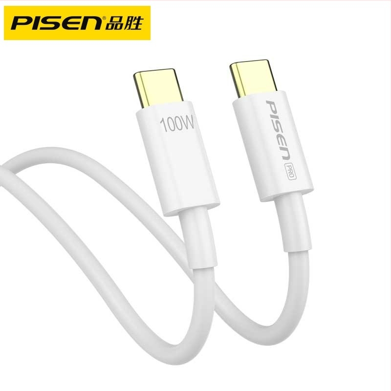Pisen USB-C кабел за бързо зареждане, 1,2 м, PD 60W, PVC