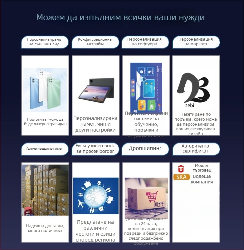 Ученически таблет с 10,1-инчов дисплей, Android, MTK Quad-Core 1,5GHz, 16GB flash памет, Dual камера, батерия 5–7 часа