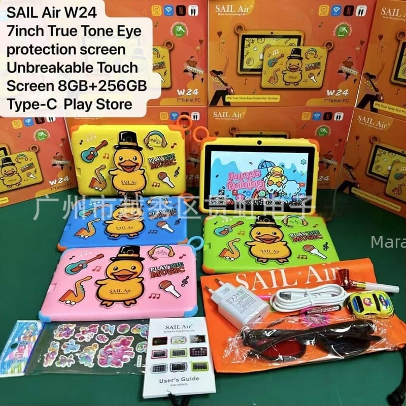 Развлекателен таблет с Android Quad-core процесор, 256GB флаш памет, двойна камера, Wi-Fi, 3500mAh батерия