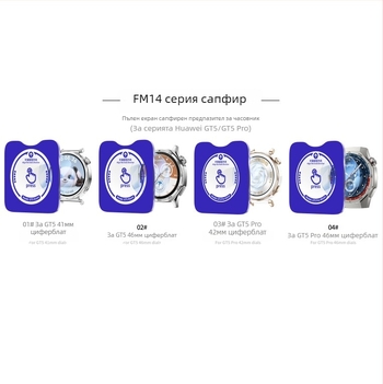 Сапфирен защитен филм за Huawei Watch GT5/GT6 Pro, пълноекранна защита