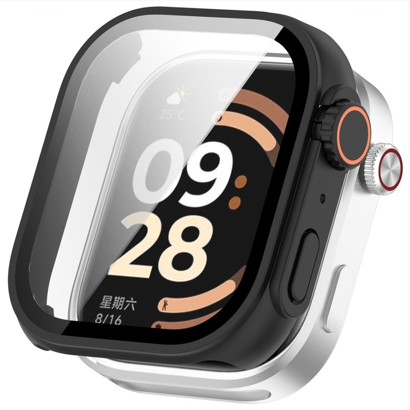 Qingfeng защитен калъф за Redmi Watch 6 — мигновено превръща часовника в Apple Ultra интегриран калъф