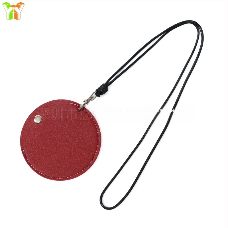 Калъф за AirPods от изкуствена кожа с релеф, портативен универсален презрамков дизайн за врата, с възможност за персонализиране за модел 13966628563